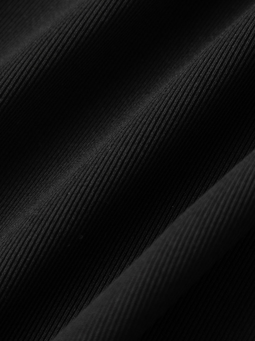 Black and white striped fabric texture