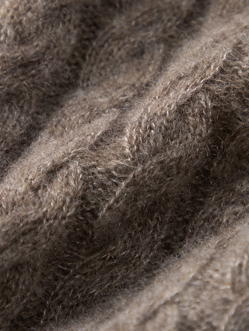 Cable Knit Cashmere Sweater - MEILLEUR MOMENT OFFICIAL STORE NEW YORK