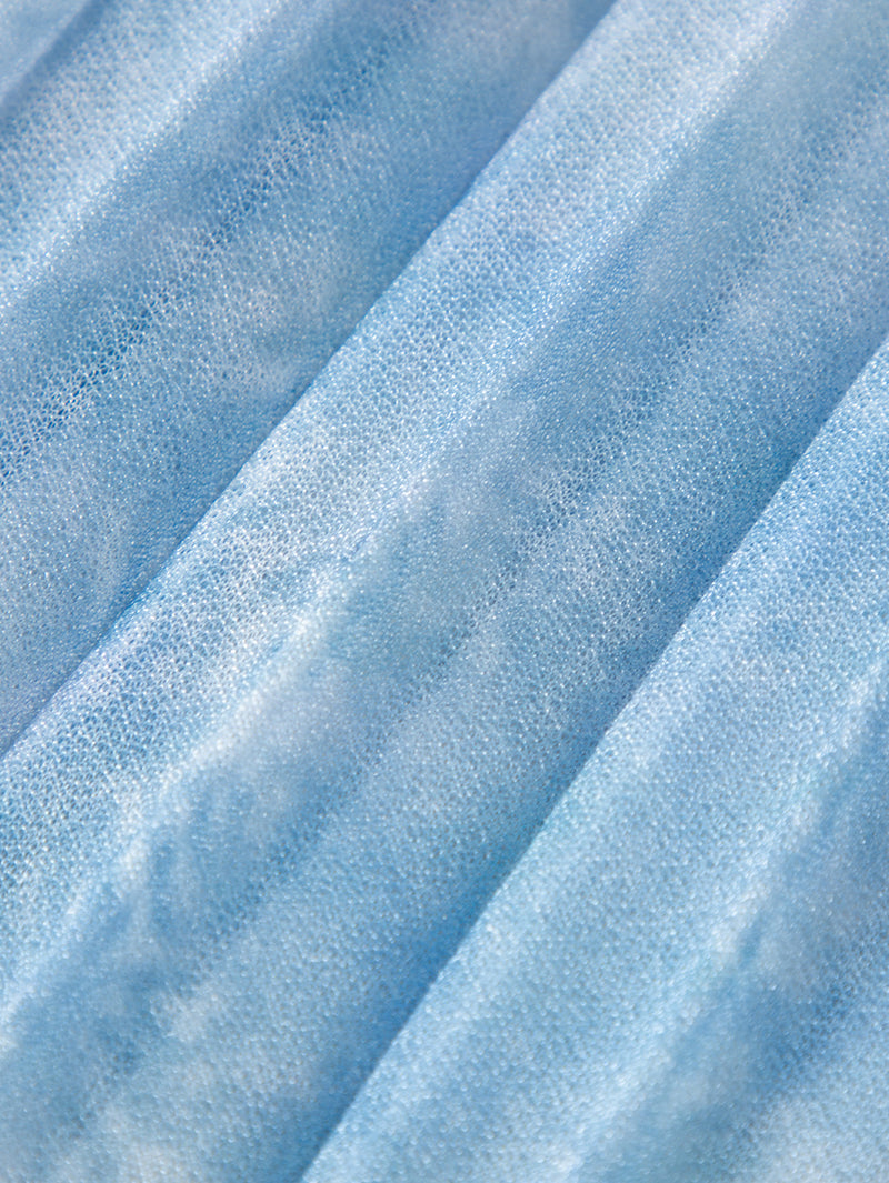 Monet Ombre Pleated Maxi Skirt