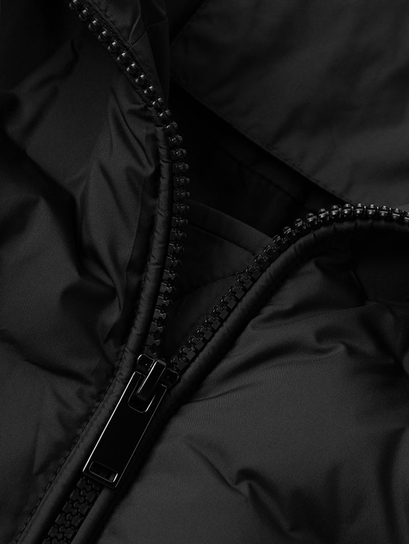 Goose Quilted Mid-Length Jacket - MEILLEUR MOMENT OFFICIAL STORE NEW YORK