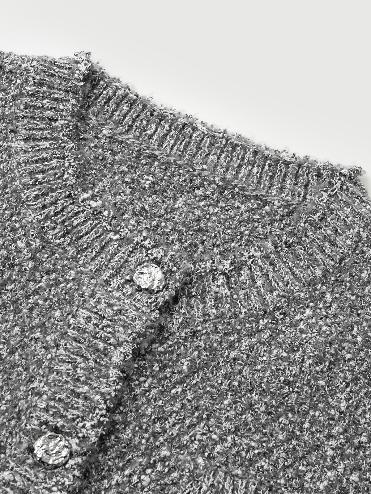 Metallic Sleeveless Knit  Vest