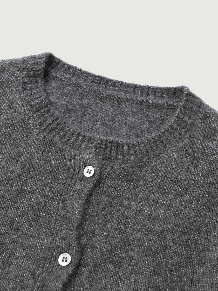 Silk-Cashmere Cardigan