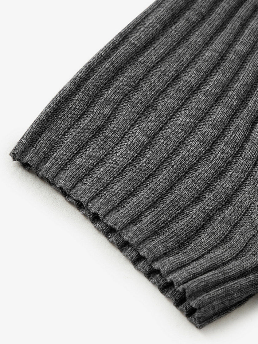 V Neck Short Sleeves Knitwear Top