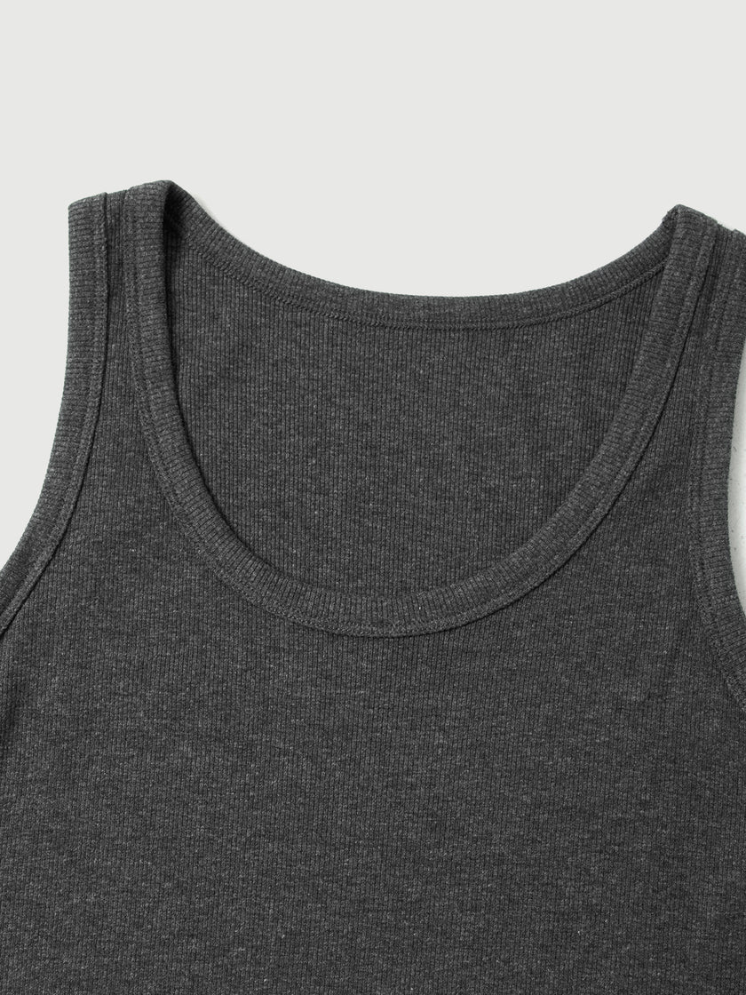 Gray Sleeveless Dress