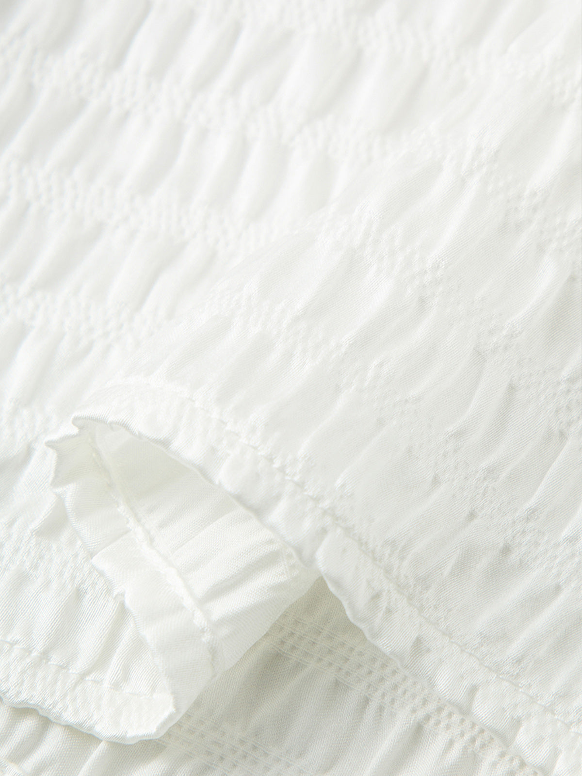 Bubble Textured Silk Blouse