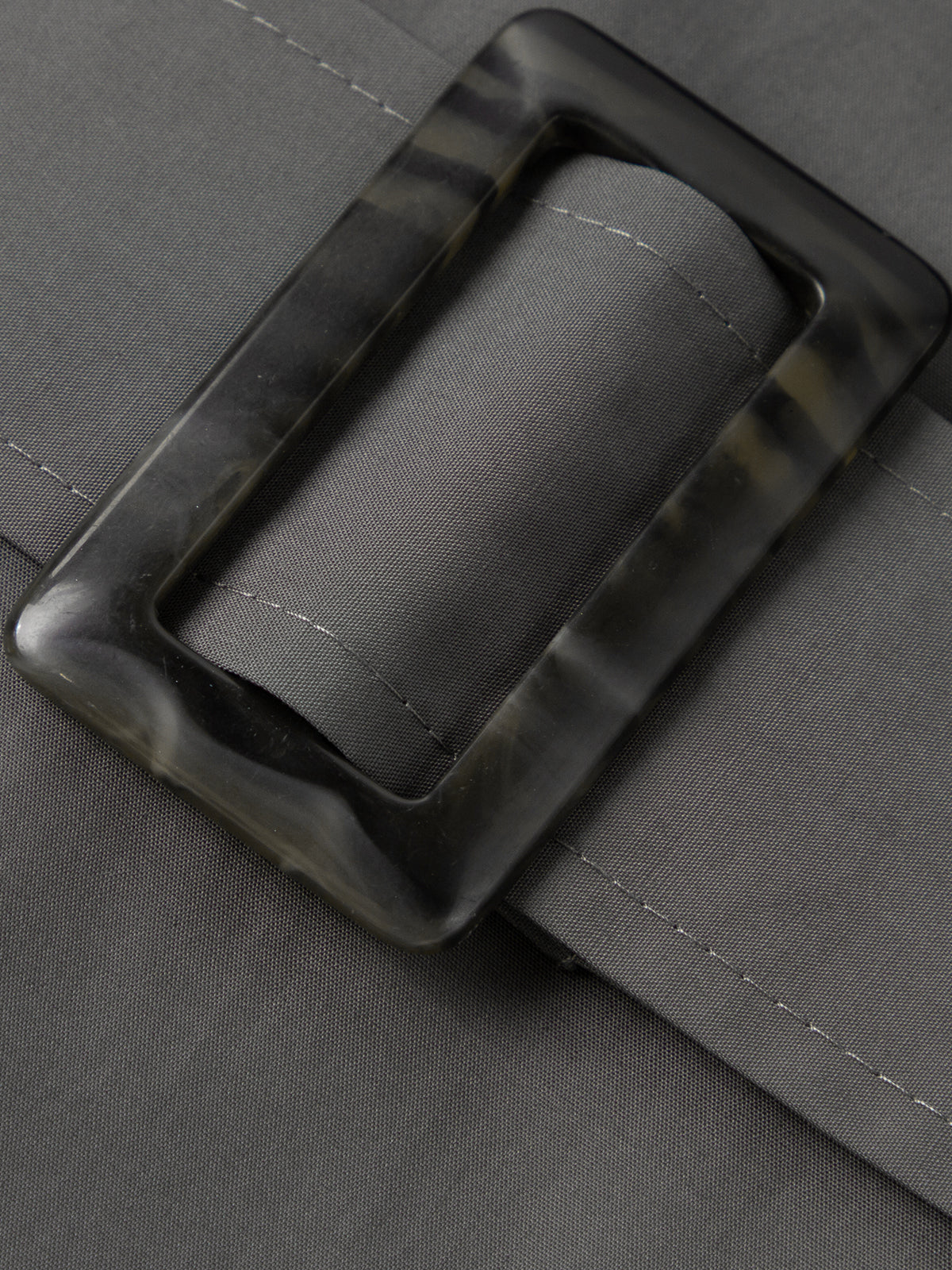 Belted Double-Breasted Cotton Trench Coat