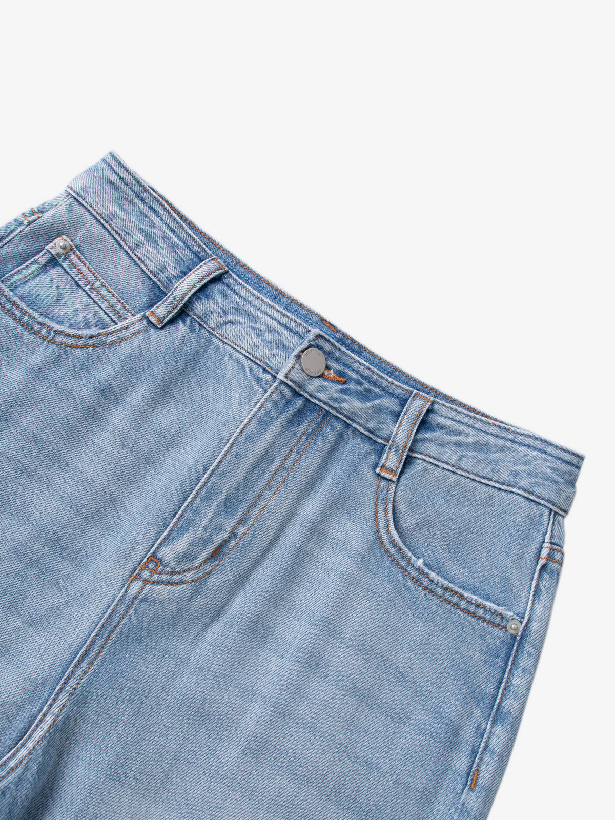 Blue Lyocell Trousers