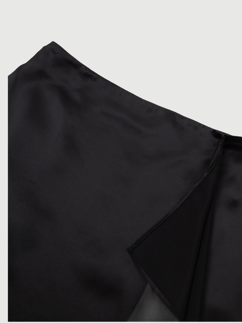 Acetate Midi Skirt