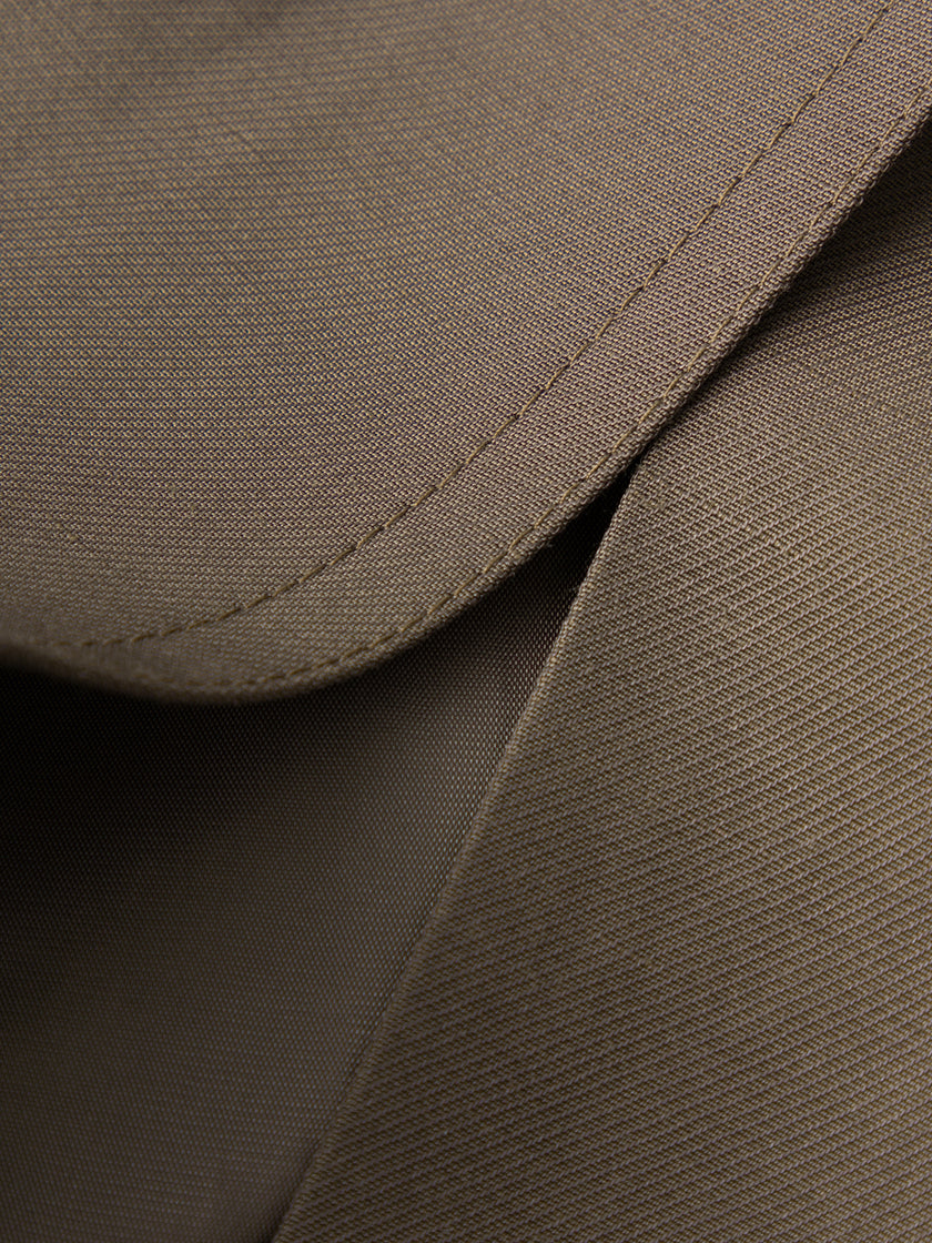 Acetate Lyocell Trench Coat