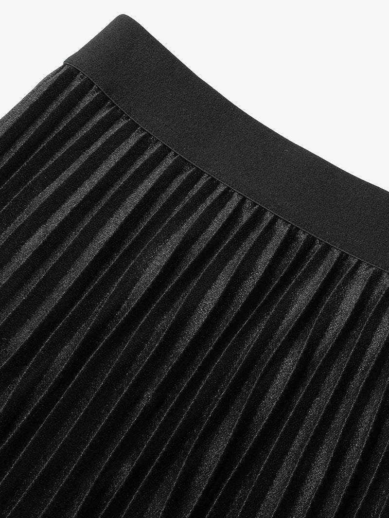 Pleated MidI Skirt - MEILLEUR MOMENT OFFICIAL STORE NEW YORK