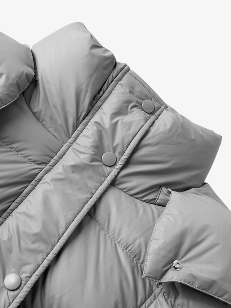 Goose Puffer Removable Hooded Jacket - MEILLEUR MOMENT OFFICIAL STORE NEW YORK