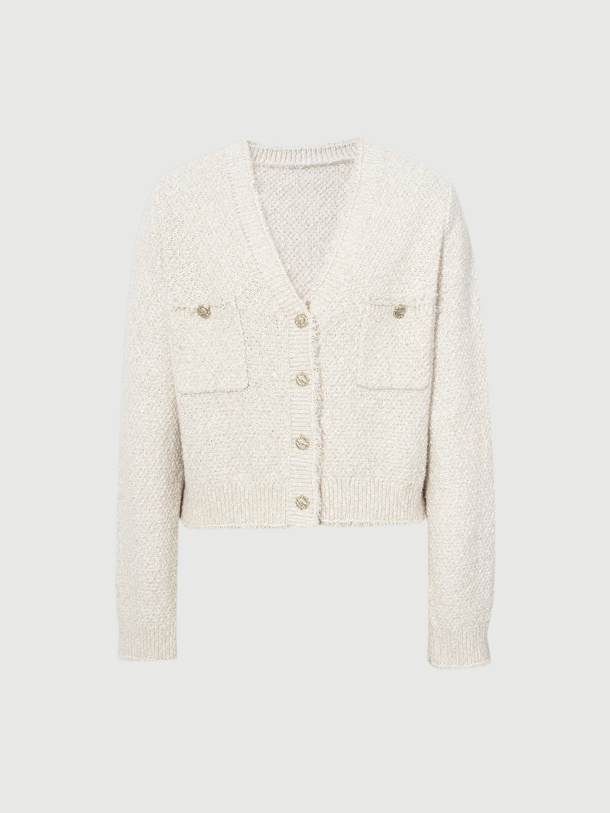 Fluffy Knit Cardigan