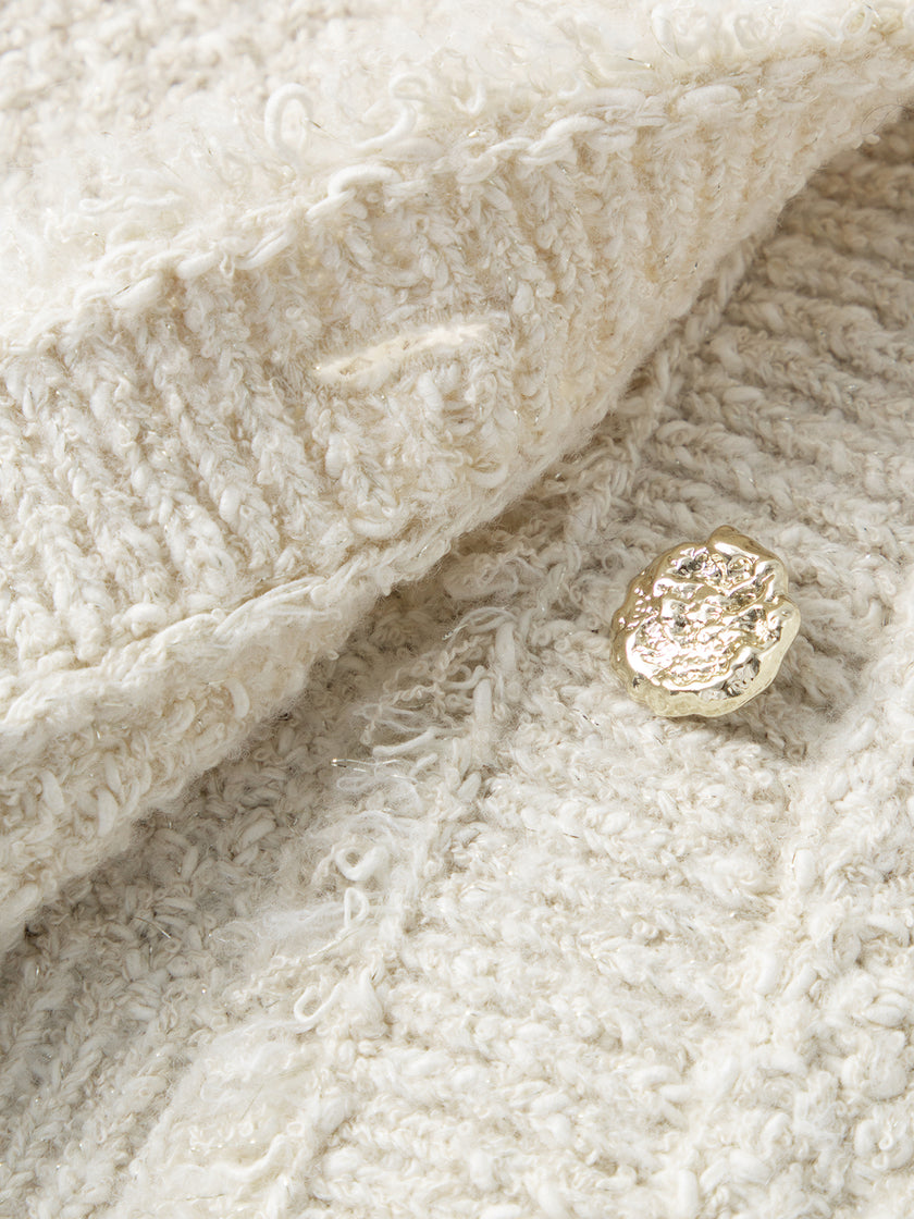 Fluffy Knit Cardigan