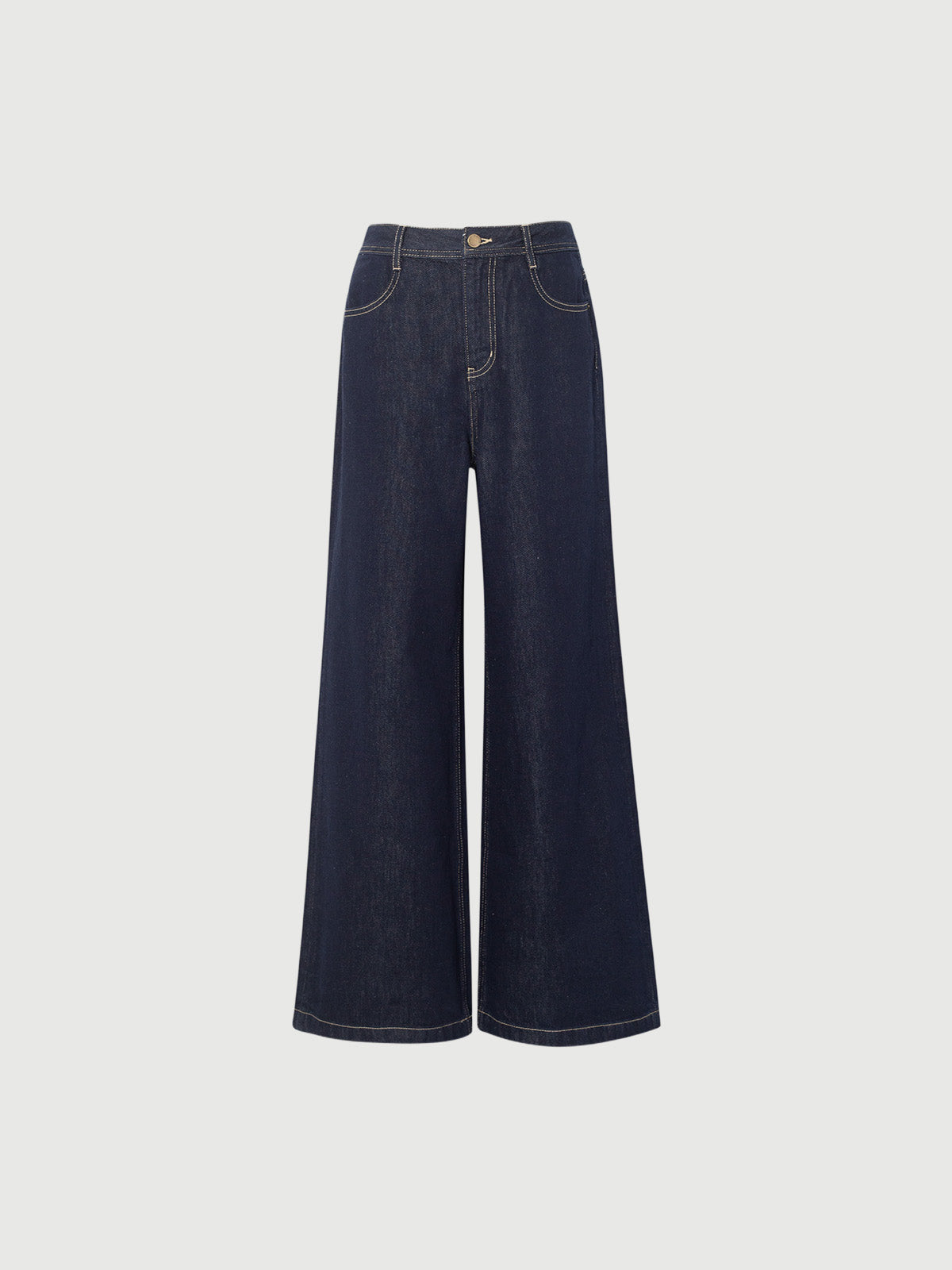 Slightly Flare 100% Cotton Jeans