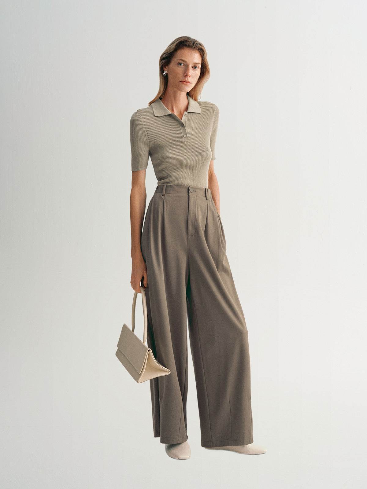 Wide-Leg Trousers