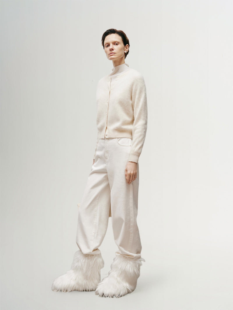 Pure Cashmere Cardigan - MEILLEUR MOMENT OFFICIAL STORE NEW YORK 