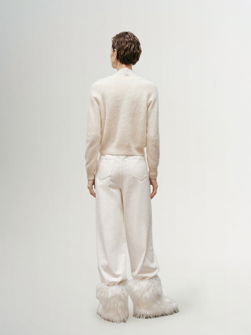 Load image 1 in gallery view. Pure Cashmere Cardigan - MEILLEUR MOMENT OFFICIAL STORE NEW YORK 