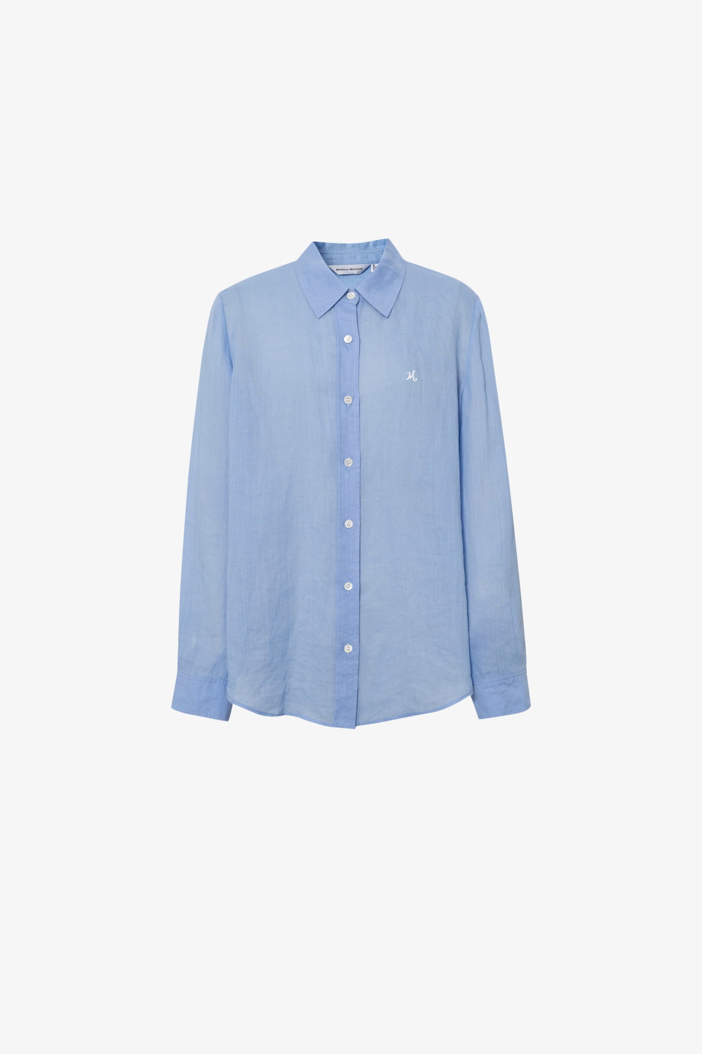 Pure Linen Relaxed Long-Sleeve Shirt