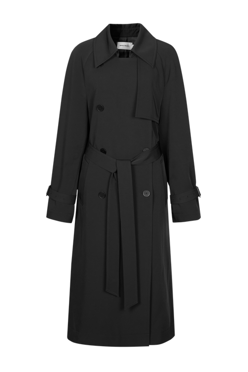 Load image 1 in gallery view. Relaxed Belted Trench Coat
