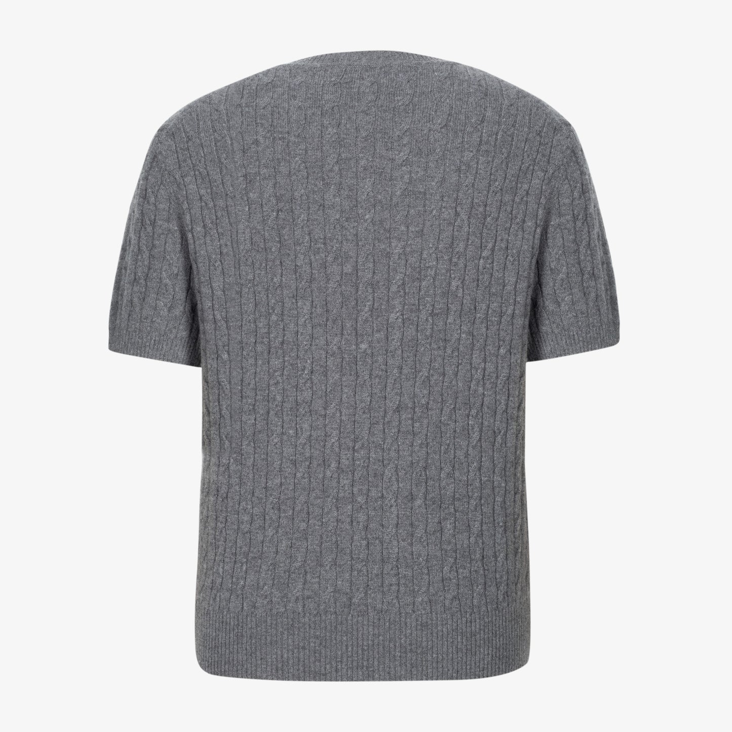 Crew Neck Short Sleeve Knit Top
