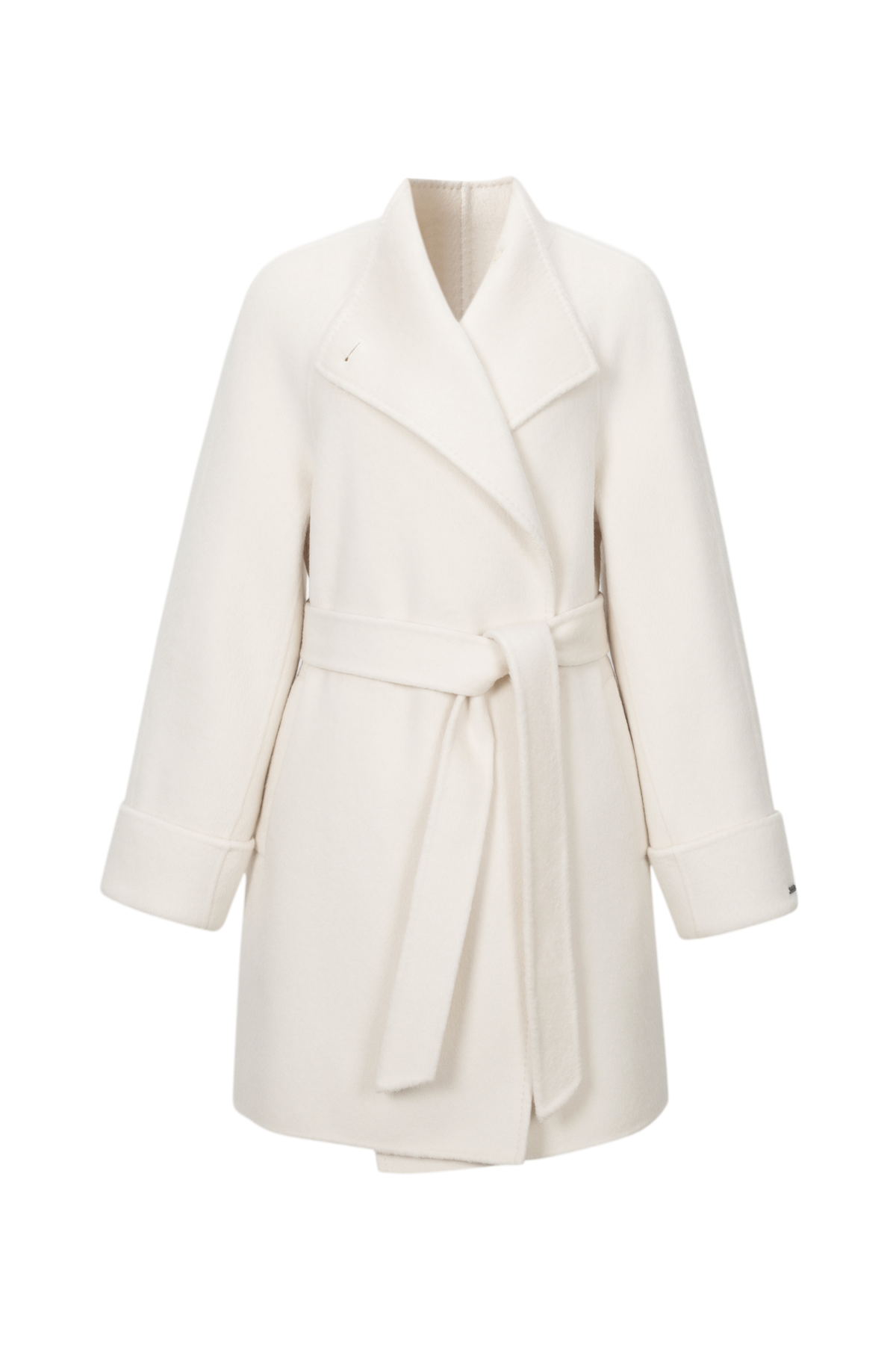 Belted Wool-Cashmere Coat