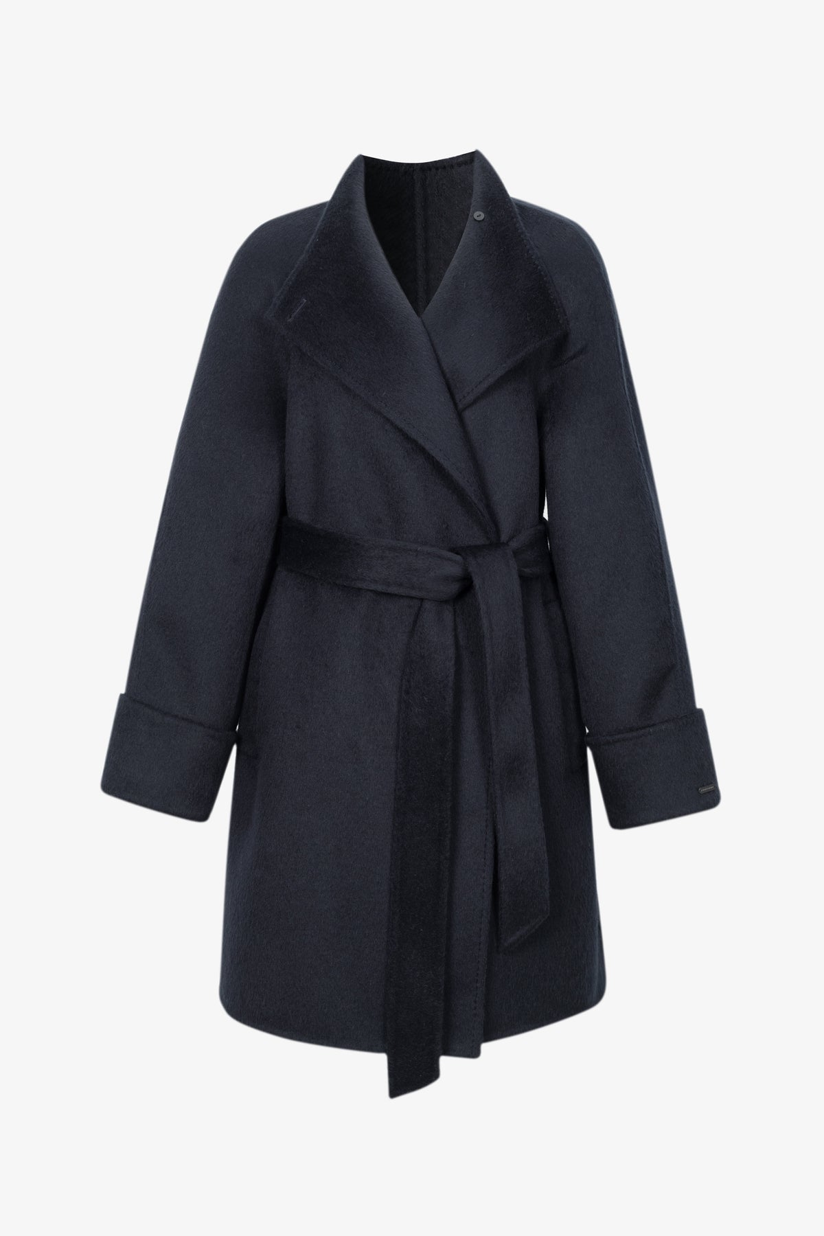 Belted Wool-Cashmere Coat