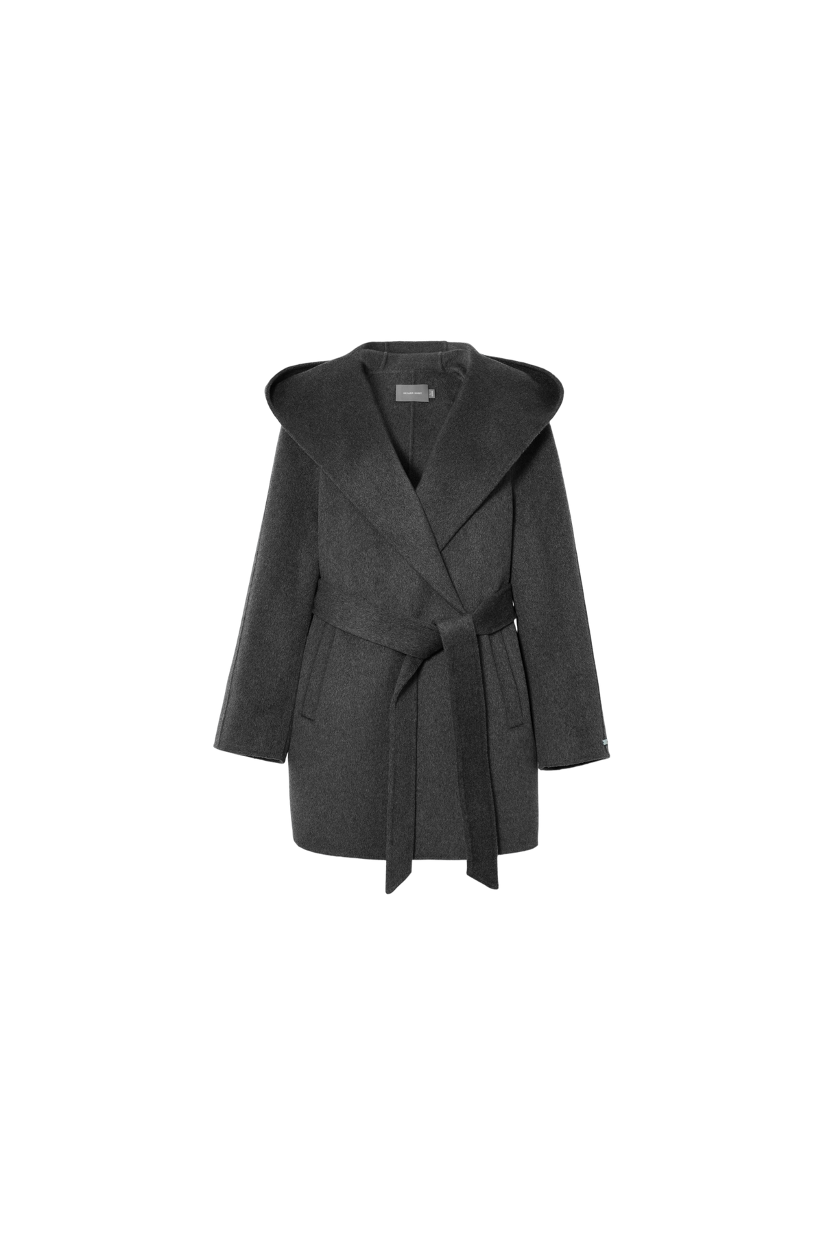 Oversized Hooded Cashmere Coat