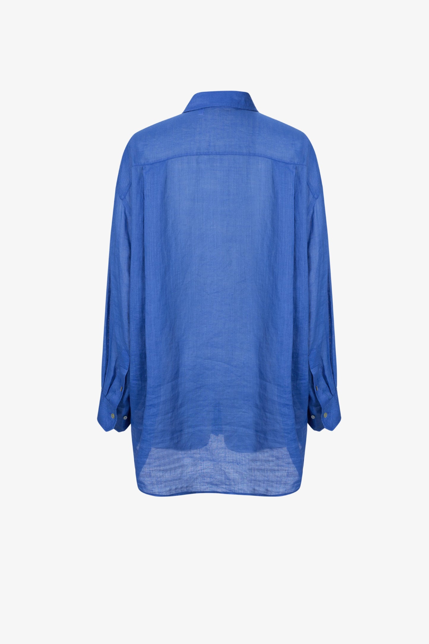 Pure Linen Relaxed Long-Sleeve Shirt
