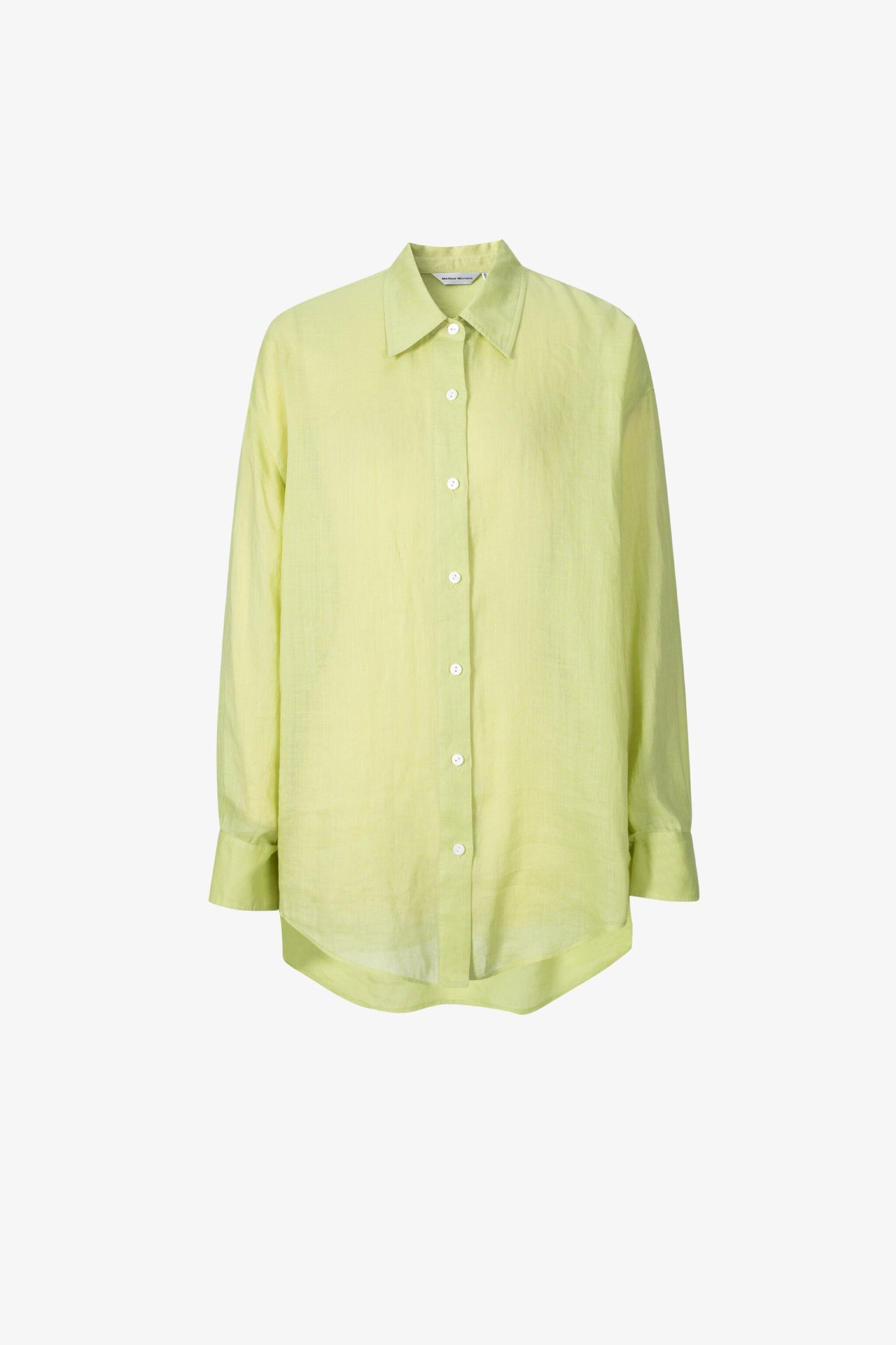 Pure Linen Relaxed Long-Sleeve Shirt