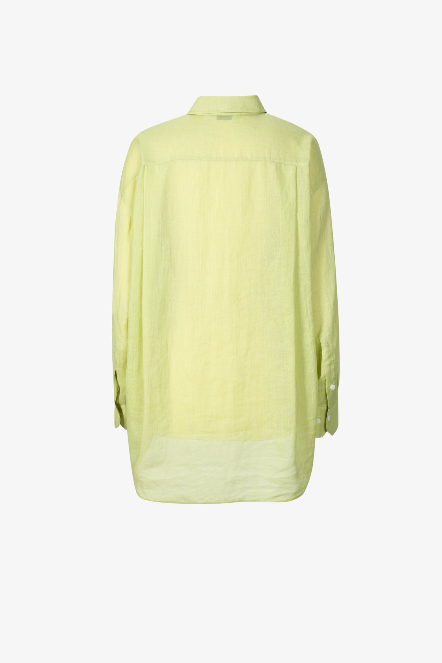 Pure Linen Relaxed Long-Sleeve Shirt