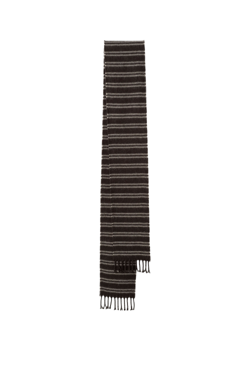 Load image 1 in gallery view. Striped Wool Blend Scarf