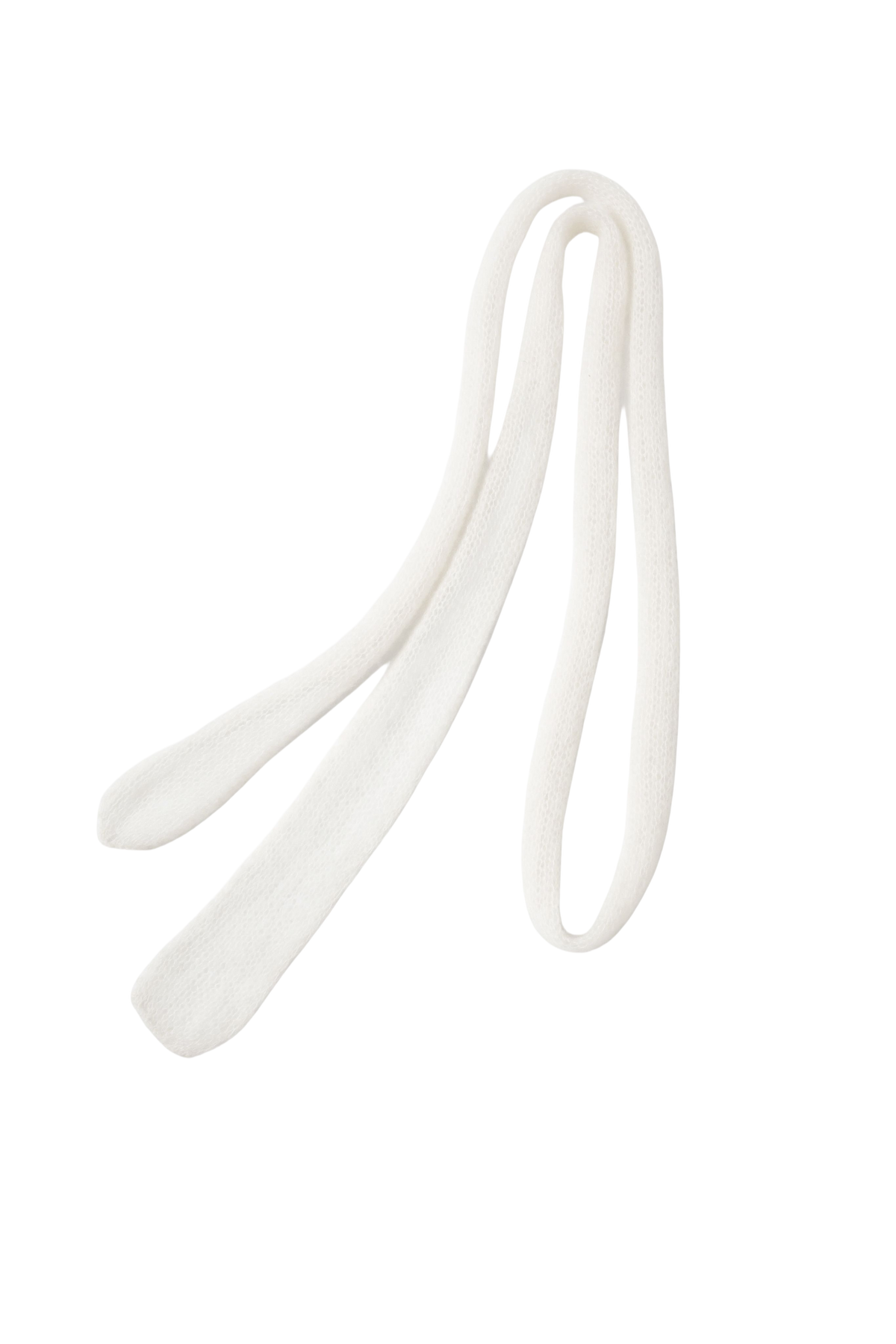 Relaxed Ribbed Knit Skinny Scarf