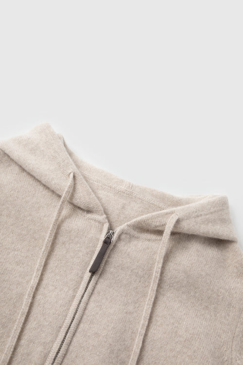 Load image 1 in gallery view. Relaxed Drop-Shoulder Cashmere Hoodie