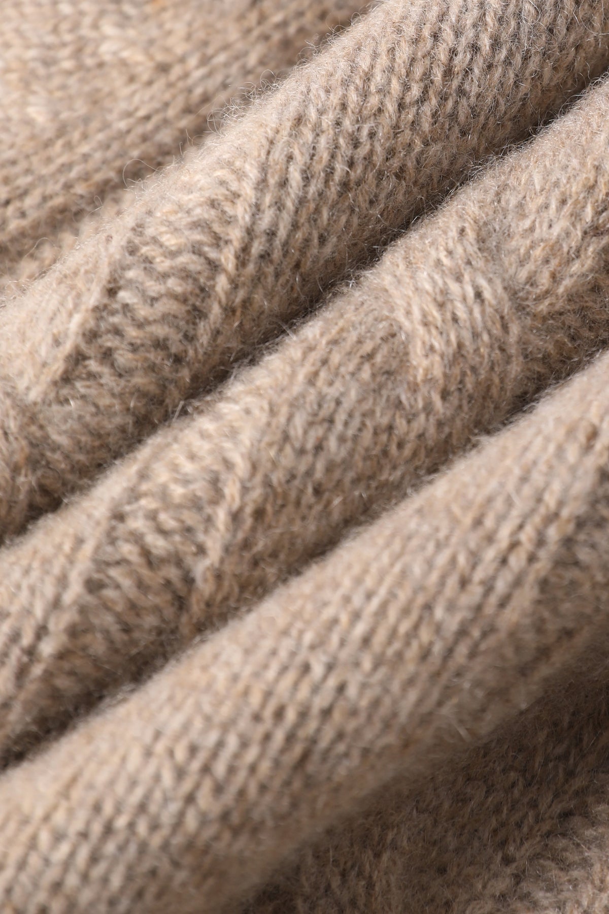 Cable Knit Cashmere Hooded Cardigan