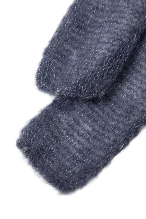 Load image 1 in gallery view. Relaxed Ribbed Knit Skinny Scarf