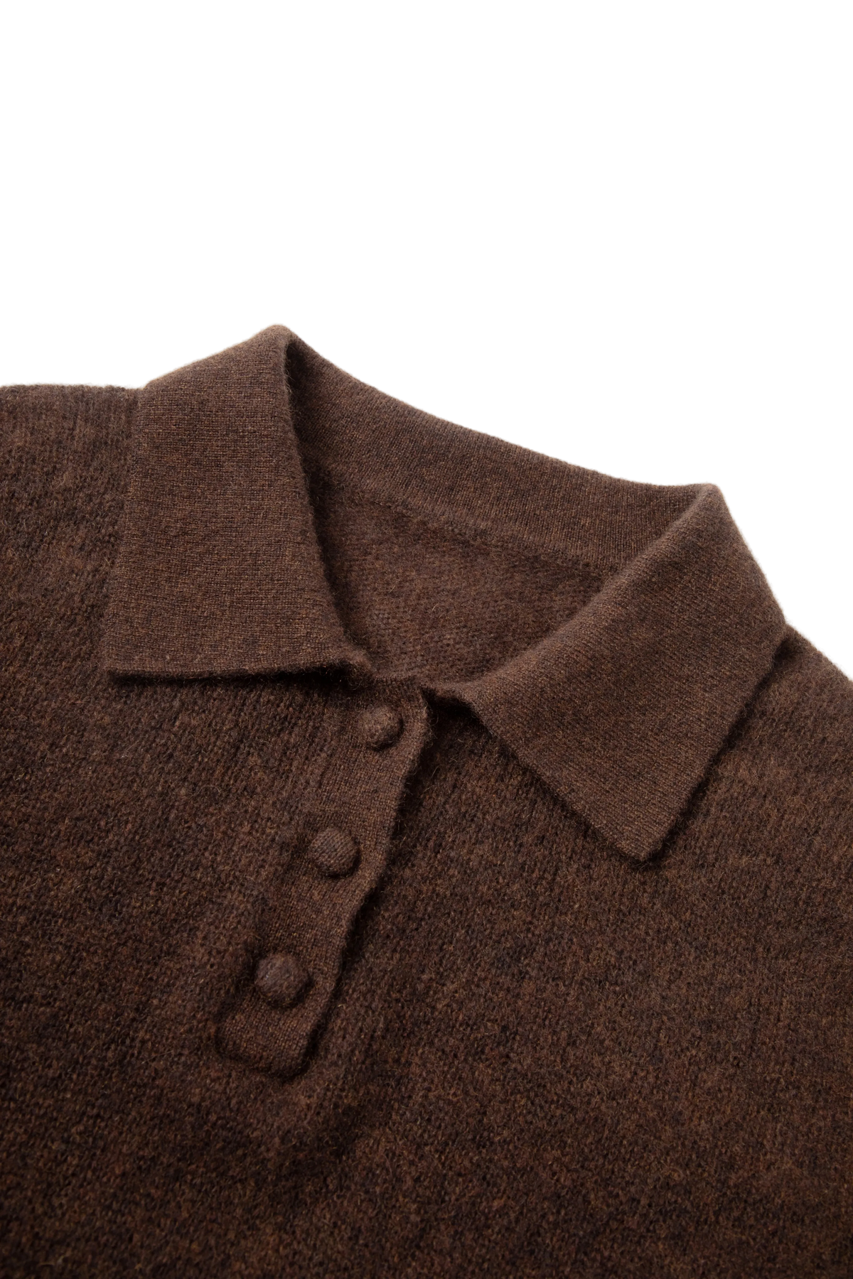 Relaxed Cashmere-Silk Polo Sweater