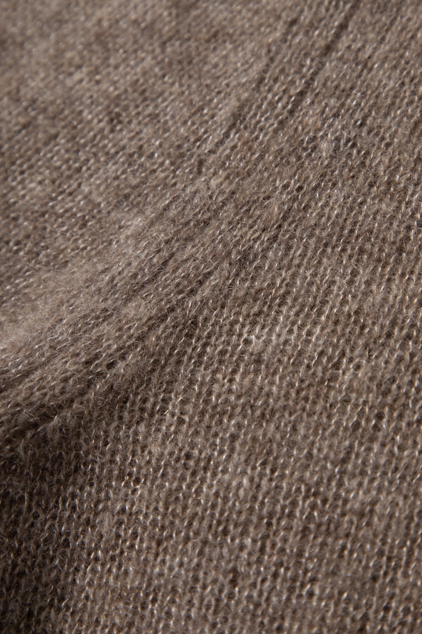Cashmere-Silk Crewneck Knit Sweater