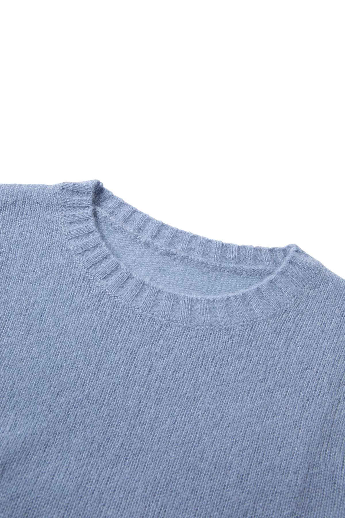 Lightweight Cashmere-Silk Crewneck Sweater