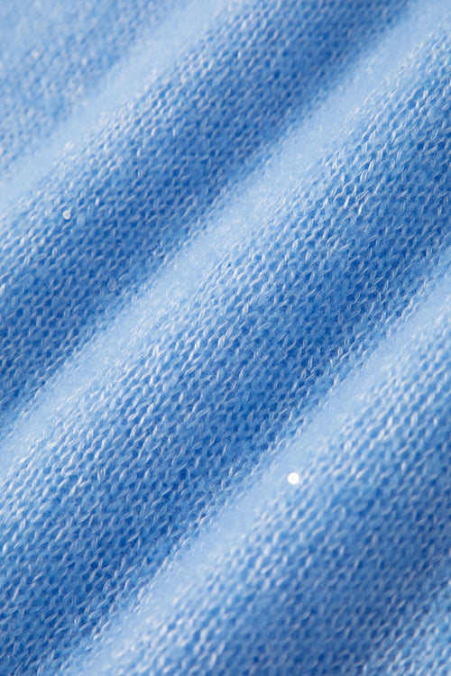 Load image 1 in gallery view. Lightweight Cashmere-Silk Crewneck Sweater