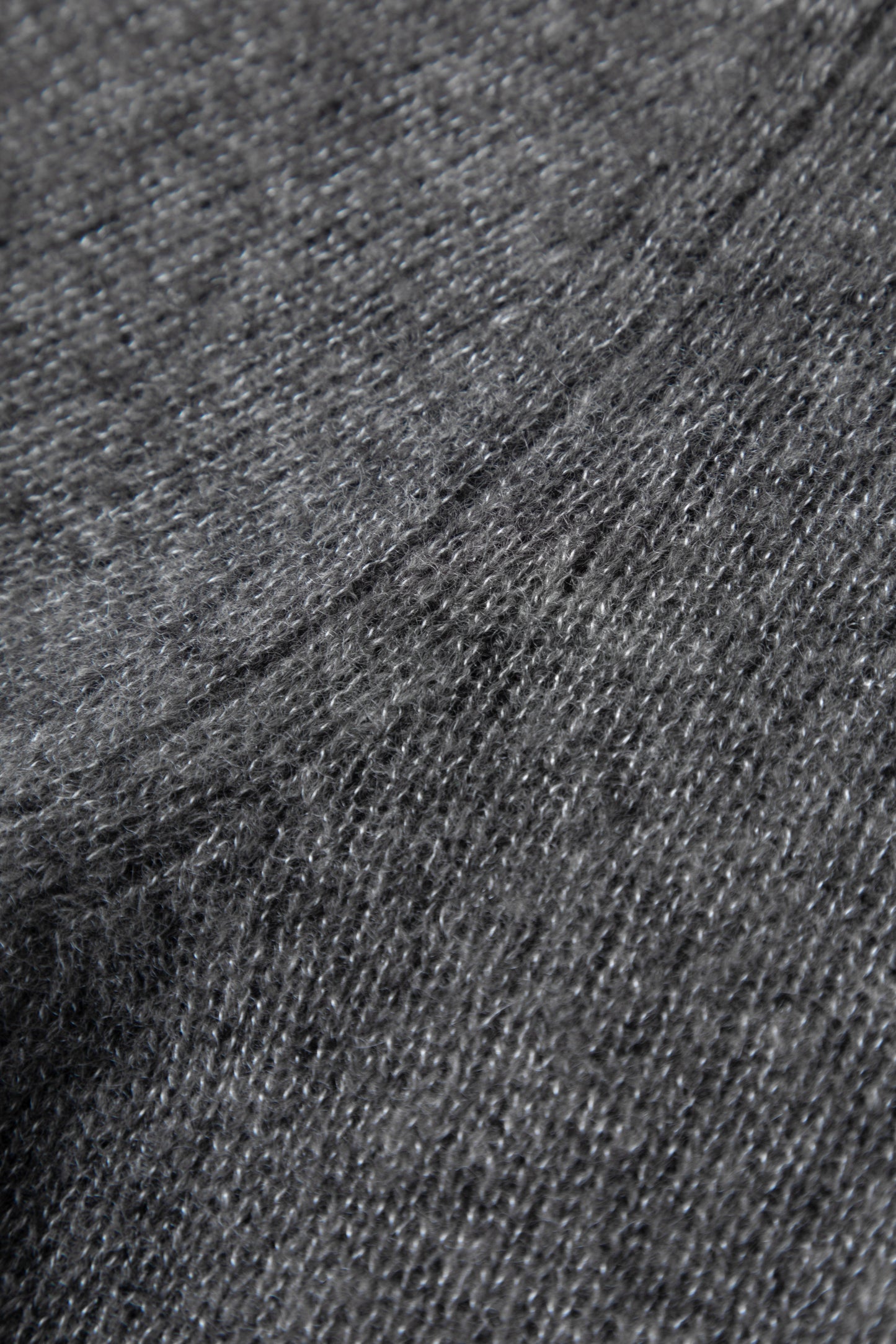 Cashmere-Silk Crewneck Knit Sweater