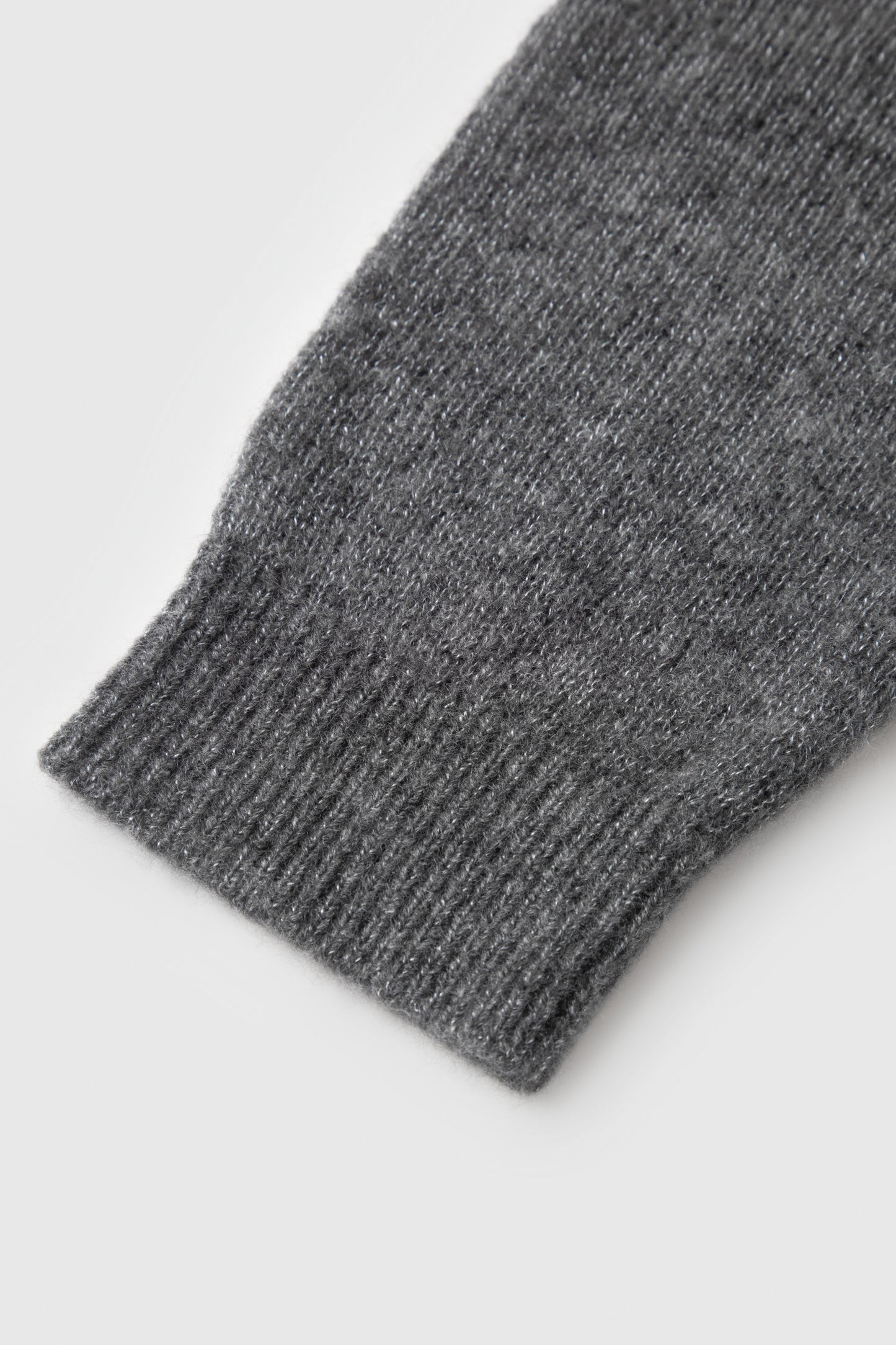 Cashmere-Silk Crewneck Knit Sweater