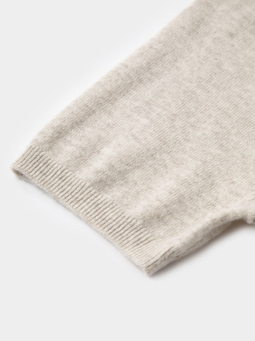Load image 1 in gallery view. Cashmere Knit Polo Sweater