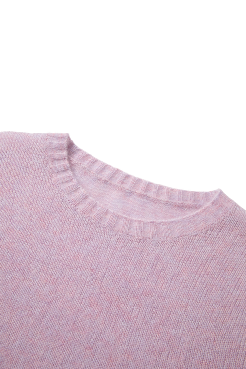 Load image 1 in gallery view. Lightweight Cashmere-Silk Crewneck Sweater
