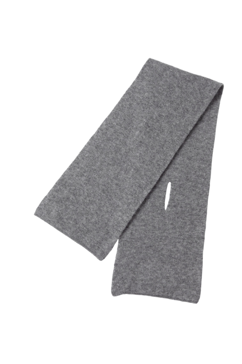 Load image 1 in gallery view. Cashmere-Silk Ribbed Scarf