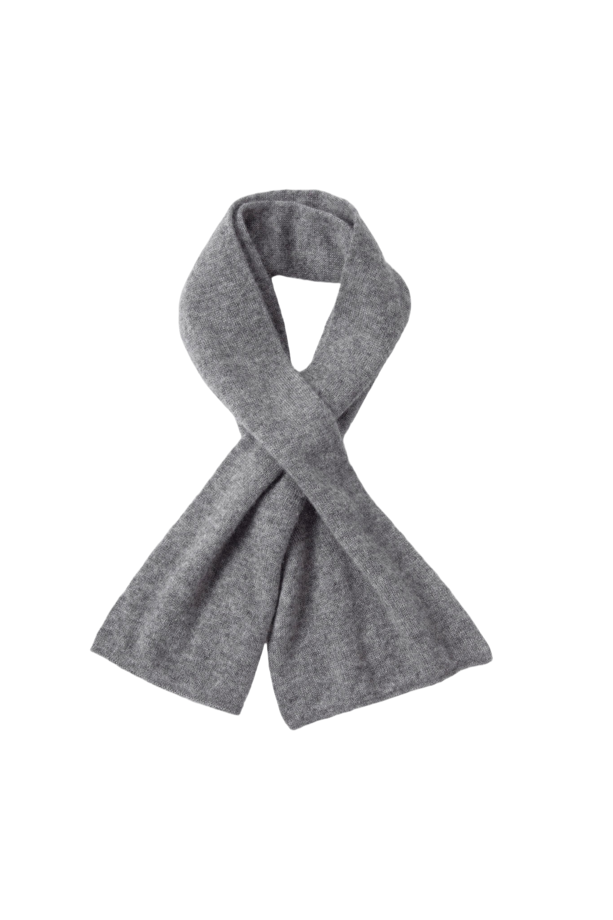 Cashmere-Silk Ribbed Scarf