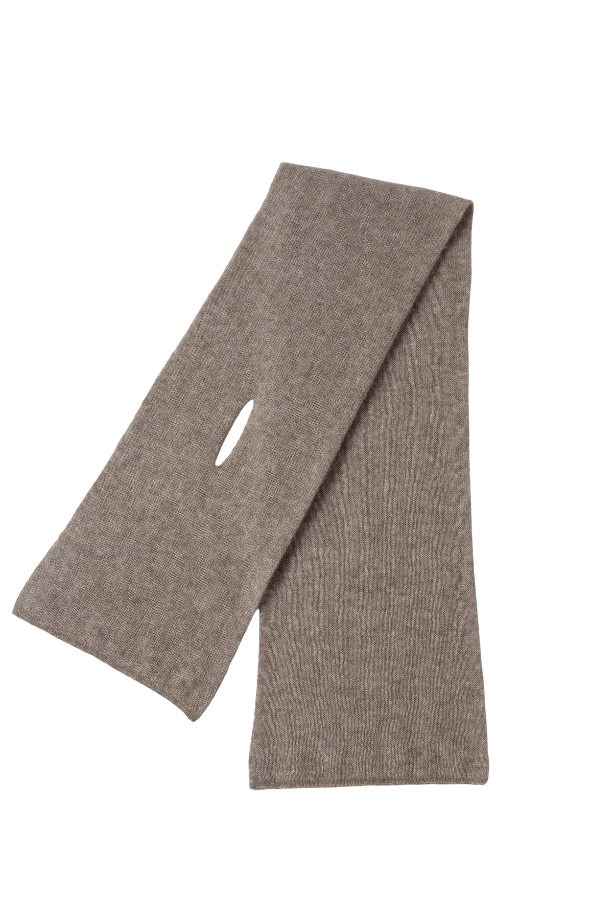 Cashmere-Silk Ribbed Scarf