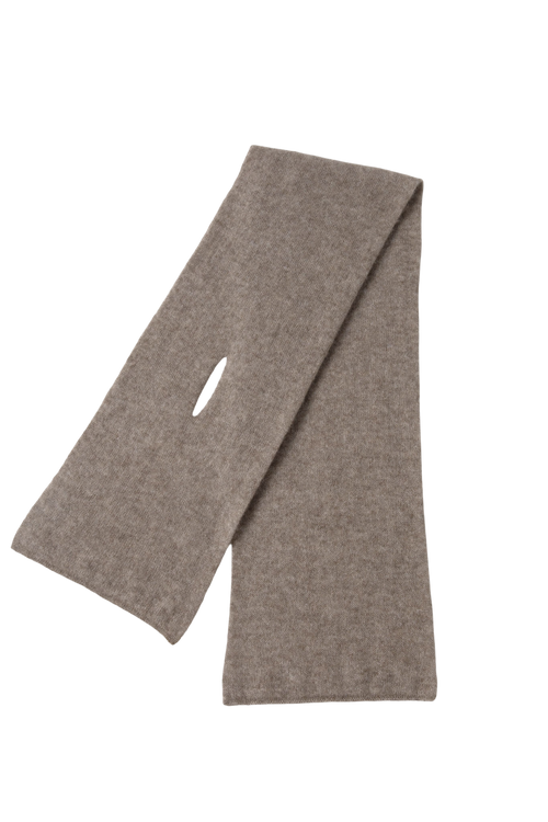 Load image 1 in gallery view. Cashmere-Silk Ribbed Scarf