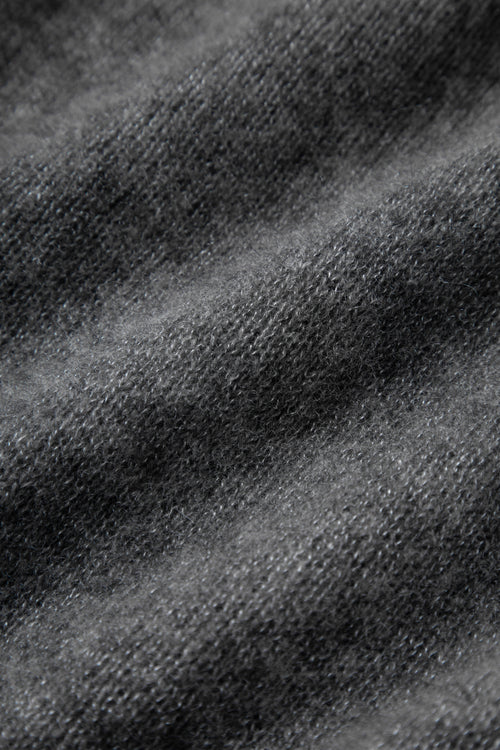 Load image 1 in gallery view. Brushed Cashmere-Silk V-Neck Sweater