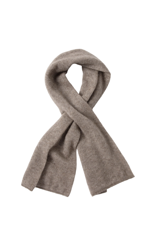 Load image 1 in gallery view. Cashmere-Silk Ribbed Scarf