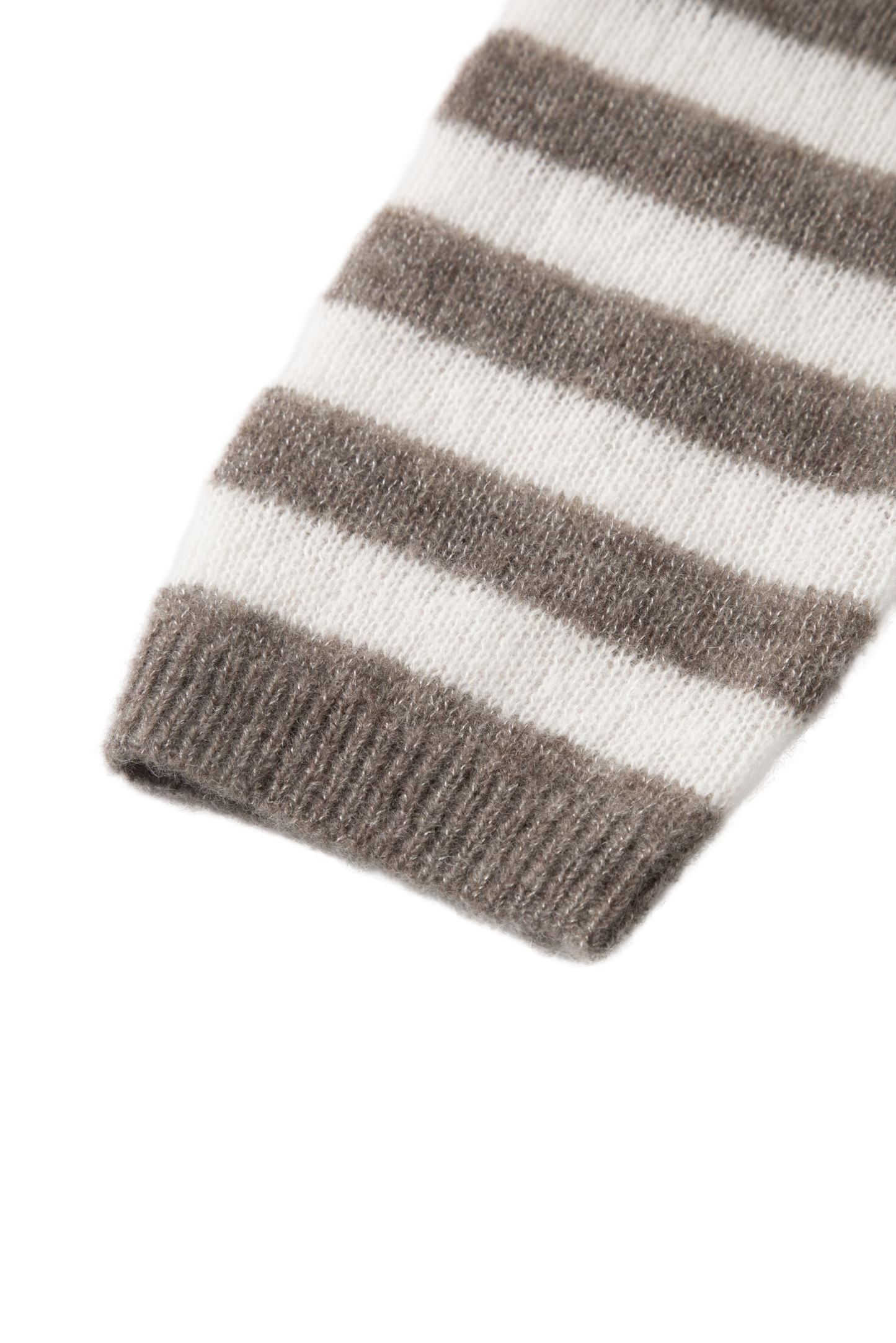 Striped Cashmere Crewneck Sweater